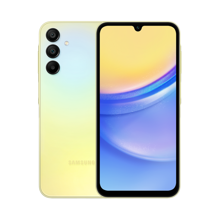 Смартфон Samsung Galaxy A15, Dual SIM, 4GB RAM, 128GB, 5G, Lime Yellow