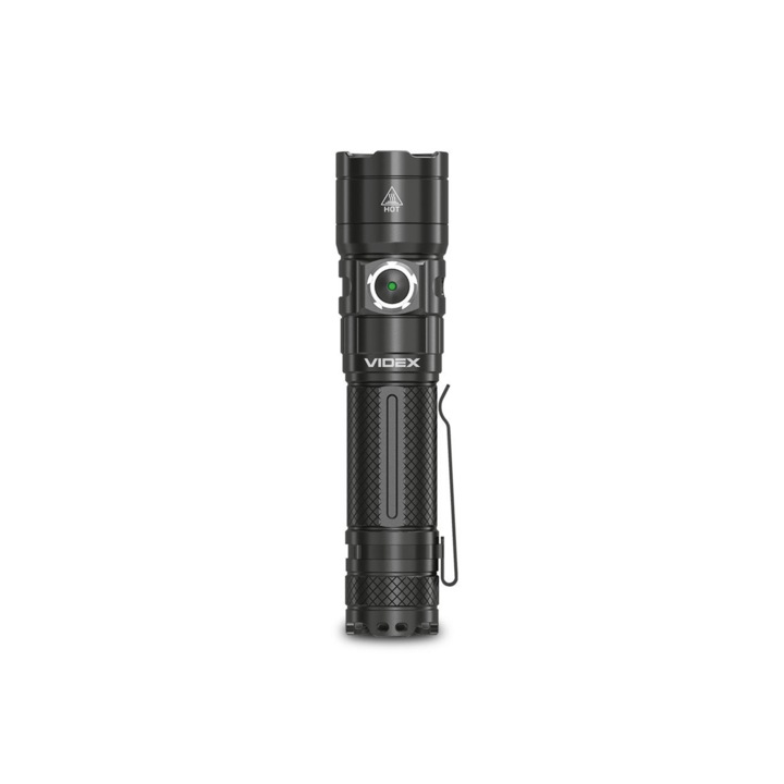 Фенер, Videx, LED, 4000Lm, 6500K, Черен