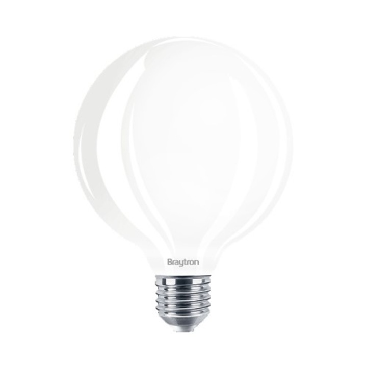 Bec Braytron BA41-30720, alb, G95, LED 7W, 806lm, 3000K, E27