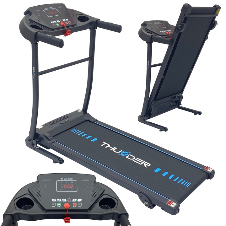 Електрическа бягаща пътека, Thunder, Ts-G8000, Bluetooth, макс. скорост 10 км/ч, макс. поддръжка 90 кг, 12 програми