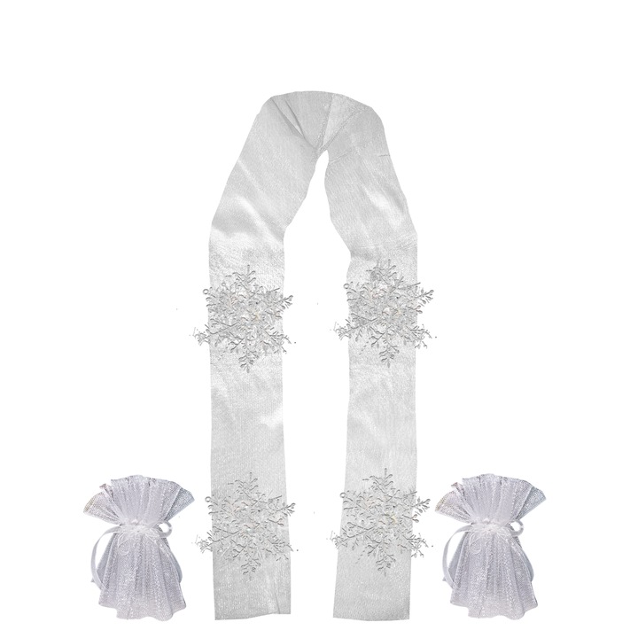 Set 3 accesorii ingeras/fulg de nea/craiasa