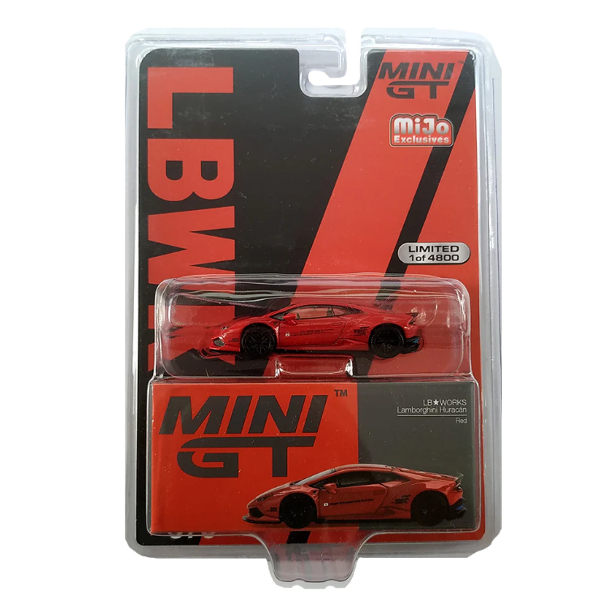 Masinuta metalica Mini GT, Lamborghini Huracan LBWK Mijo