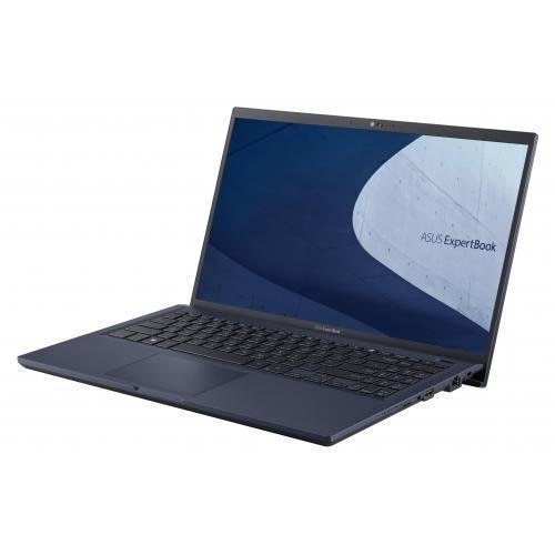 Laptop ASUS ExpertBook B2502CBA cu procesor Intel® Core™ i3-1215U pana la 4.4 GHz, 15.6", Full HD, 16 GB DDR4, 512 GB SSD, Intel® UHD Graphics, Windows 11 Pro, Star Black, 3 years warranty + HDD Kit