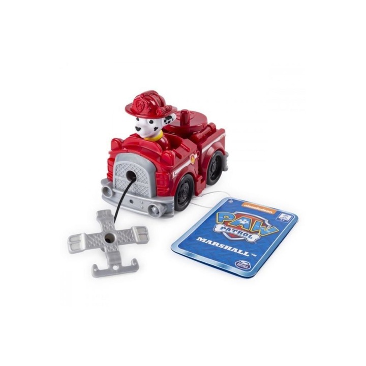 Masinute Mecanica De Pompieri Marshall Patrula Catelusilor 9x5x7cm