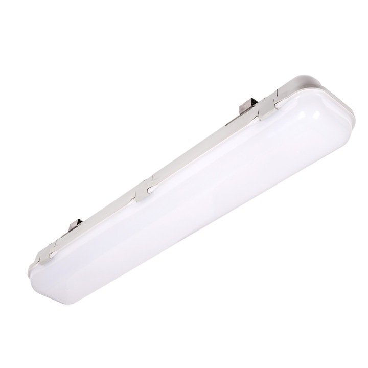 Kiürítési és munkafolytató lámpa, integrált LED, 52 W, 4500 lumen, IP 65, 3H autonómia, kézi teszt, 120 cm
