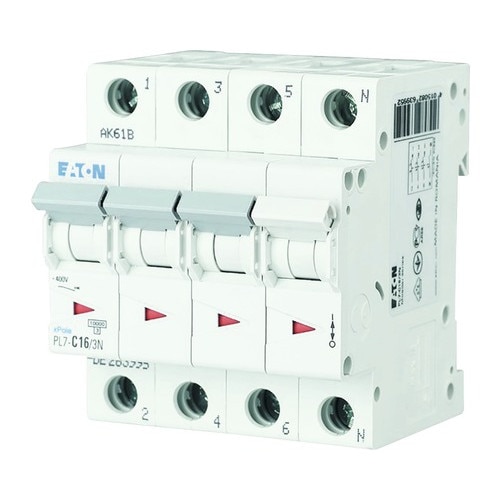 Disjunctor Electric Modular Eaton Xpole 3p+n 25a 10ka, Curba C - eMAG.ro