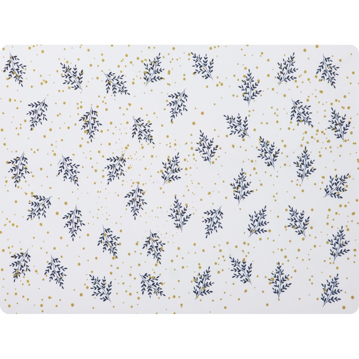 Suport farfurie laminat 40x30cm, alb, Ambition Galactic Twigs