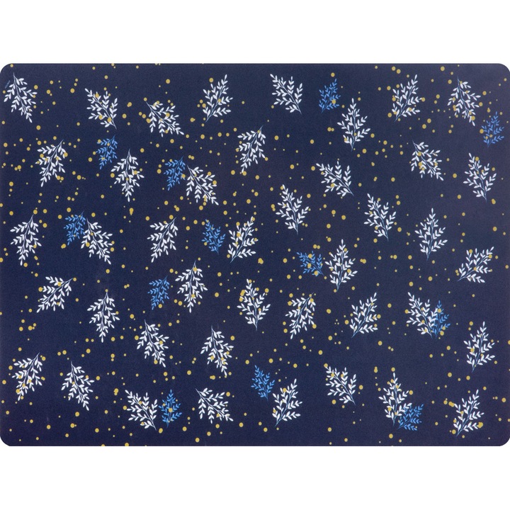 Suport farfurie laminat 40x30cm, navy, Ambition Galactic Twigs