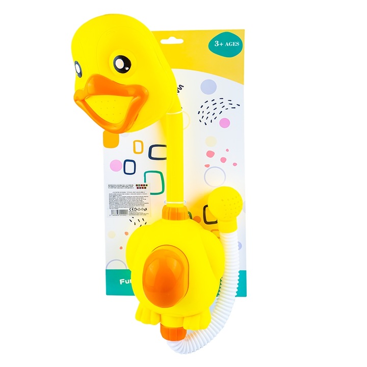 Fürdőjáték, zuhany típusú, csörgős, 13x15x68 cm