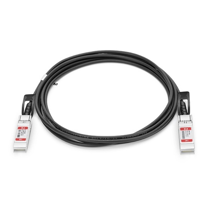 Пасивен кабел FS DAC twinax SFP+ към SFP+ 10GB Copper 2M