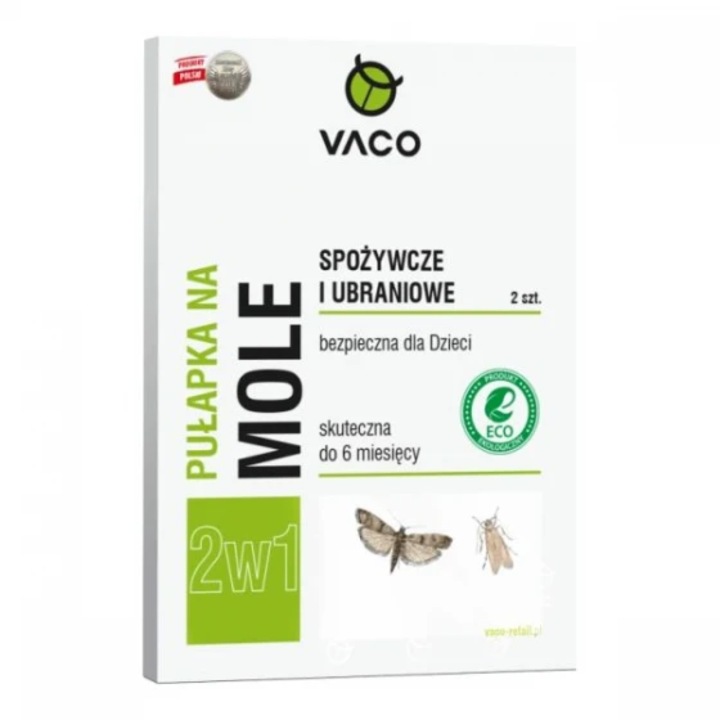Capcana molii alimentare Vaco Eco, 2 buc