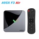 Smart TV Box Mini PC Techstar® A95X F3 Air, RGB, Android 9, 4GB + 32GB ROM, 8K Bluetooth, WiFi 5G, RJ45, Negru