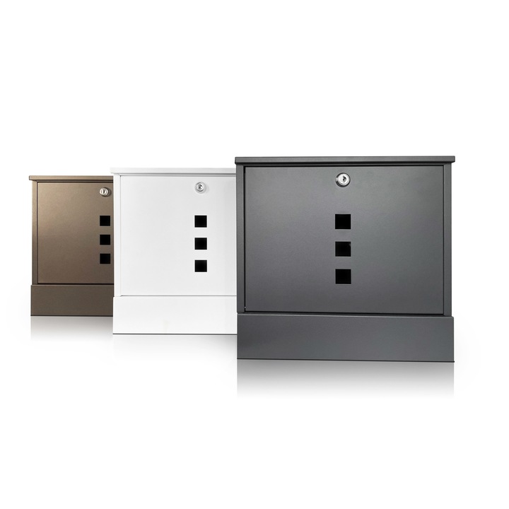 Postaláda Trezor Visib Fekete 340*350*115