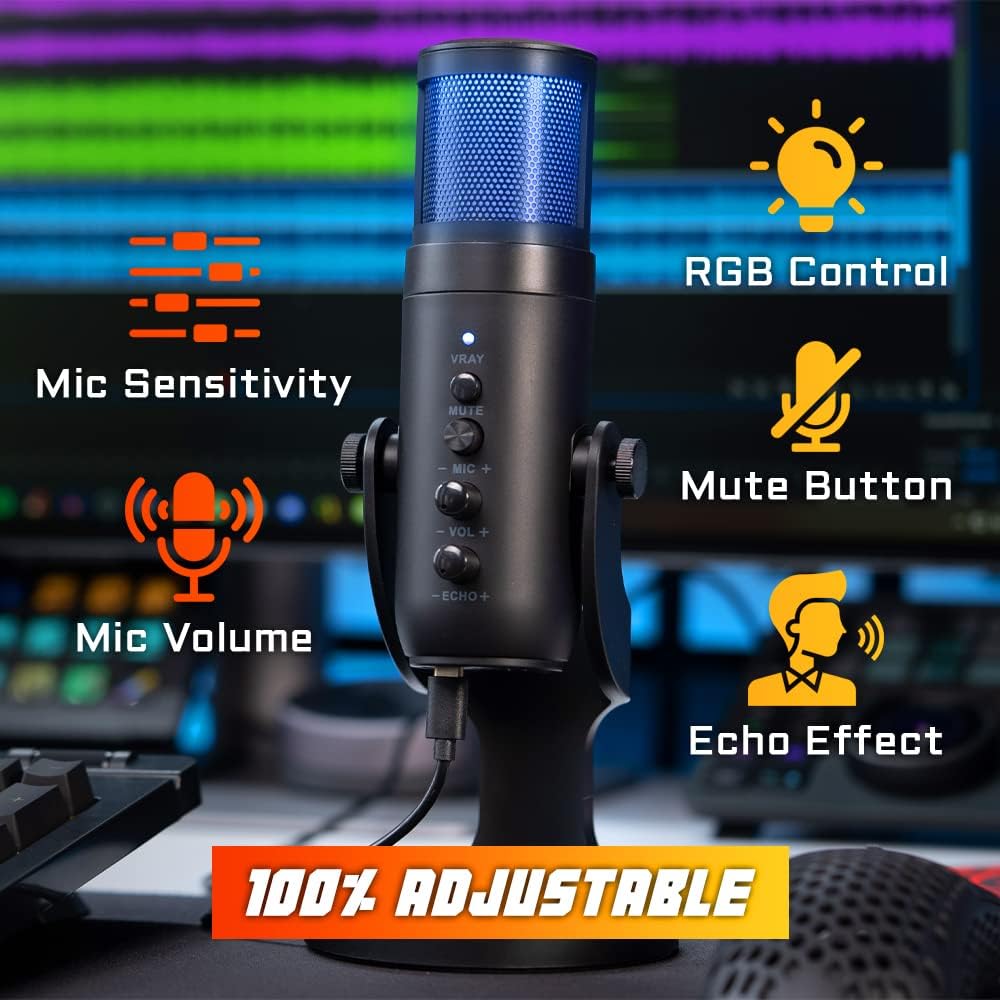 Microfon Profesional G-LAB K-Mic NATRIUM, Gaming, Podcast, Streaming ...