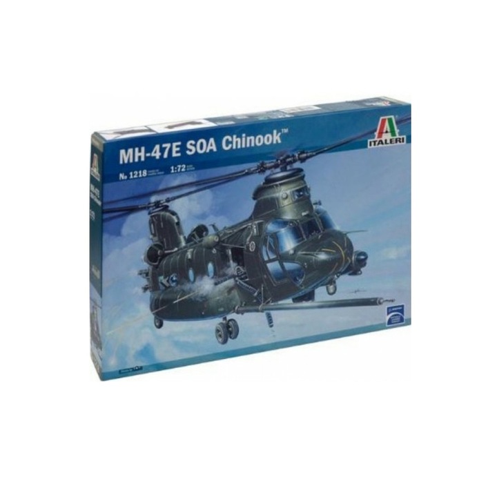 Kit de construit elicopter Chinook MH - 47 E SOA, Lungime 21.5 cm, Scara 1:72, 14+