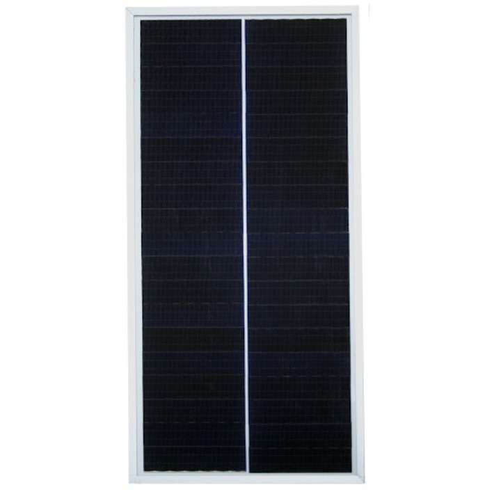 Panou solar monocristalin, SolarFam, Sticla securizata/Aluminiu, 20W, 54 x 24 cm