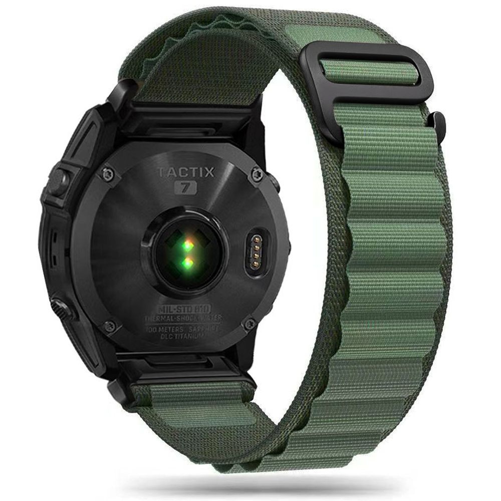 Curea Tech Protect Nylon Pro pentru Garmin Fenix 5 6 6 Pro 7 Verde Militar eMAG.ro