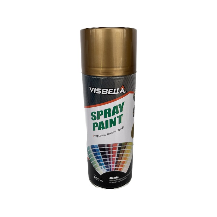 Vopsea aerosol acrilic auriu 18K - 400ml Visbella