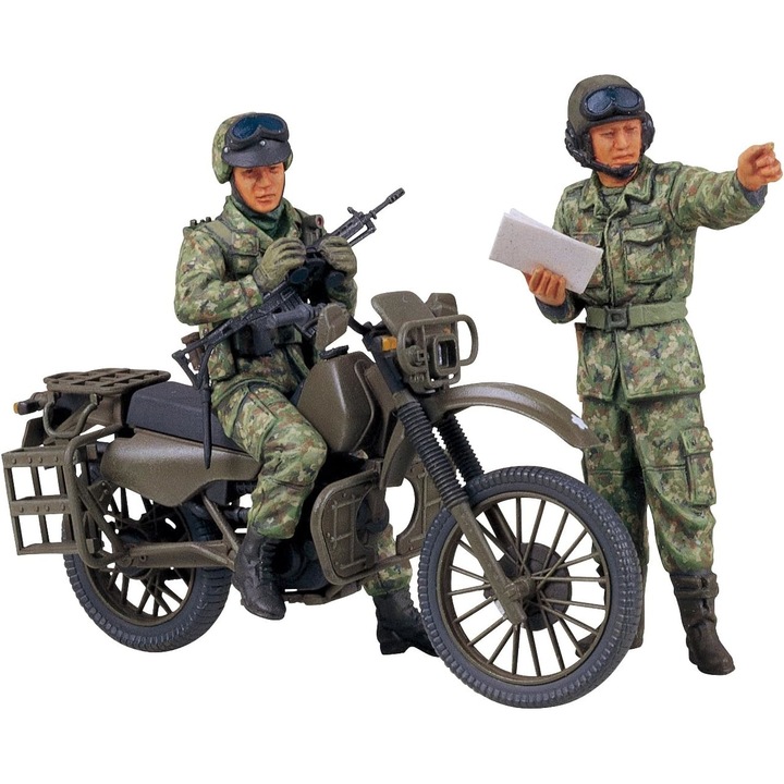 Set Macheta Militara de construit Tamiya JGSDF Motocicleta de recunoastere 1:35 TAM 35245