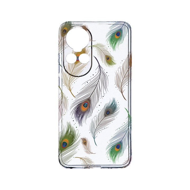 Силиконов калъф BestCase за OPPO Reno 10 Pro 5G, Flower, Camera Protection, Clear Silicon 2MM, Transparent T 152