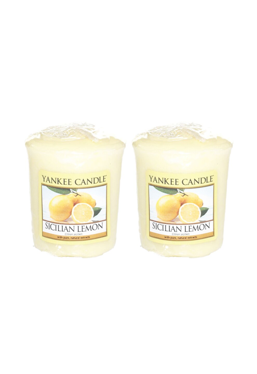 Yankee Candle Set de lumanari parfumate Sicilian Lemon - 2 bucati