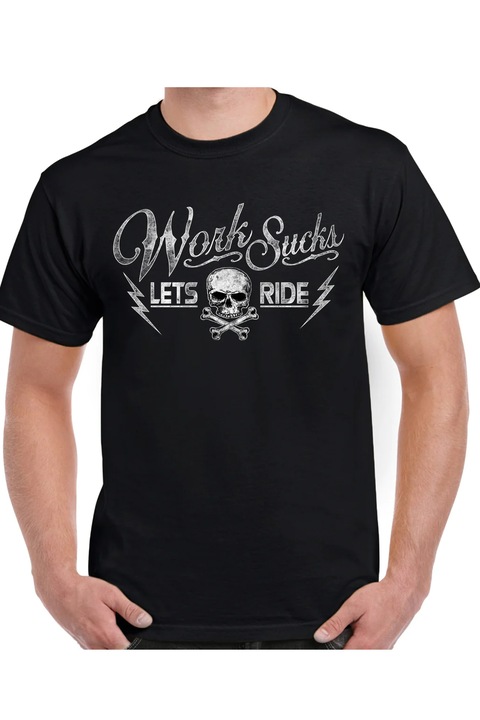 Tricou BIKER ” BIKER WORK '', Rexford, Bumbac, Barbati