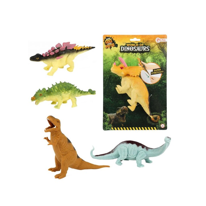 Thimble 4370561 Nyújtható dinoszaurusz figura, 20 cm, többféle, 1 db