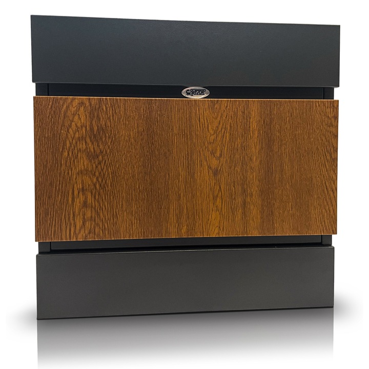 Cutie postala, Trezor, 340x350x115mm, Maro/Negru