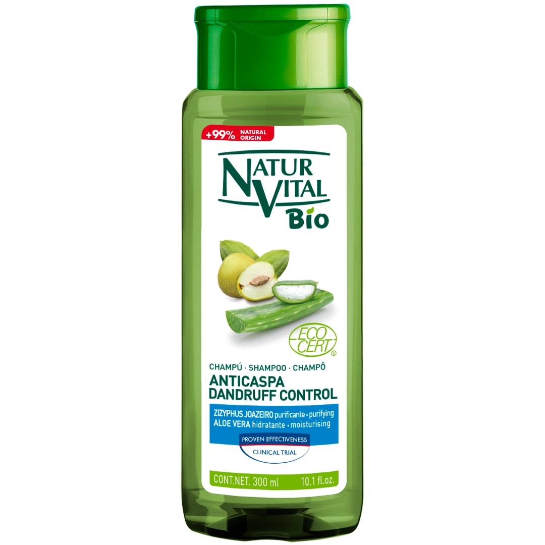 Sampon Antimatreata Cu Aloe Vera NaturVital BIO, 300ml - EMAG.ro