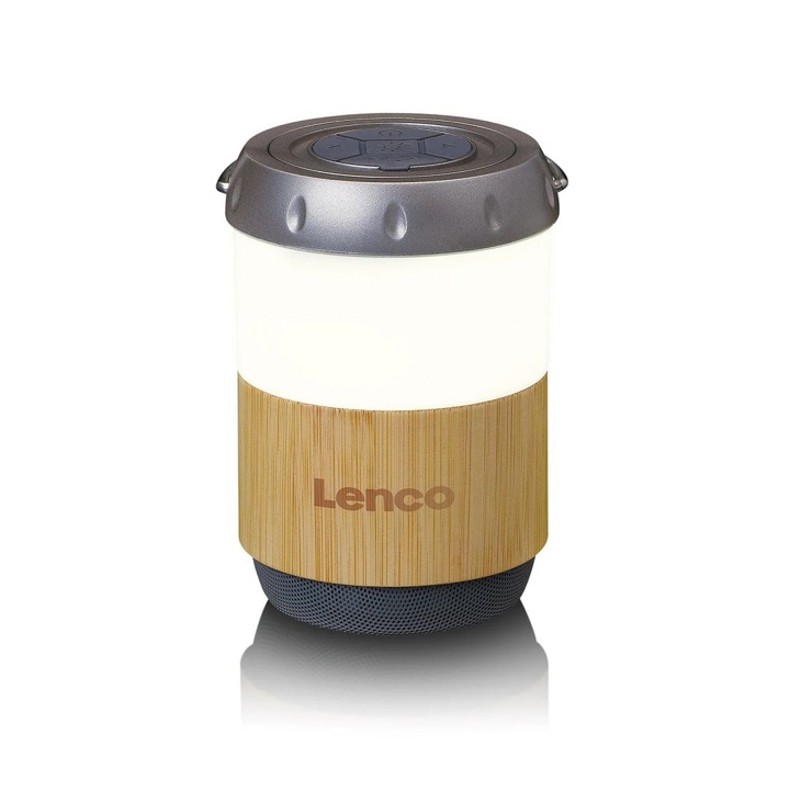 Boxa portabila cu functie lampa, Lenco, Bluetooth, 3W, Multicolor