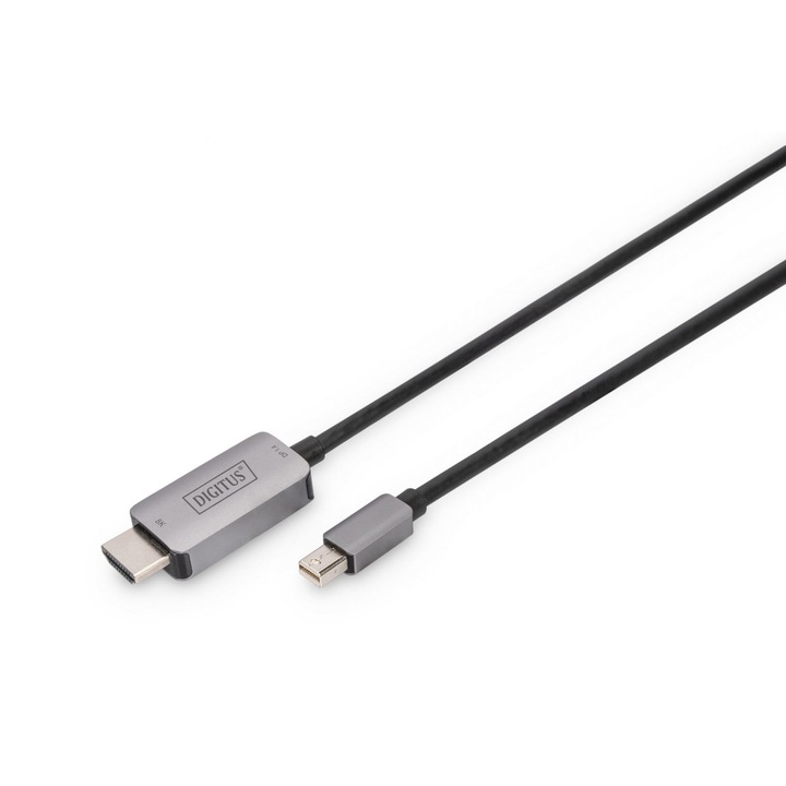 Digitus 8K Mini DisplayPort Mini DP - HDMI тип A адаптерен кабел, 1m, черен