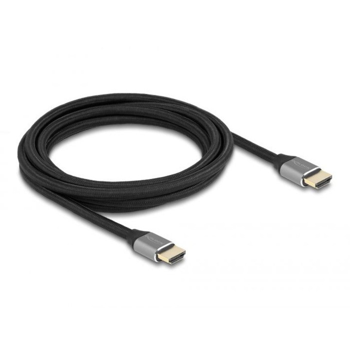Cablu HDMI DeLock 48 Gbps 8K 60Hz 3m, Gri