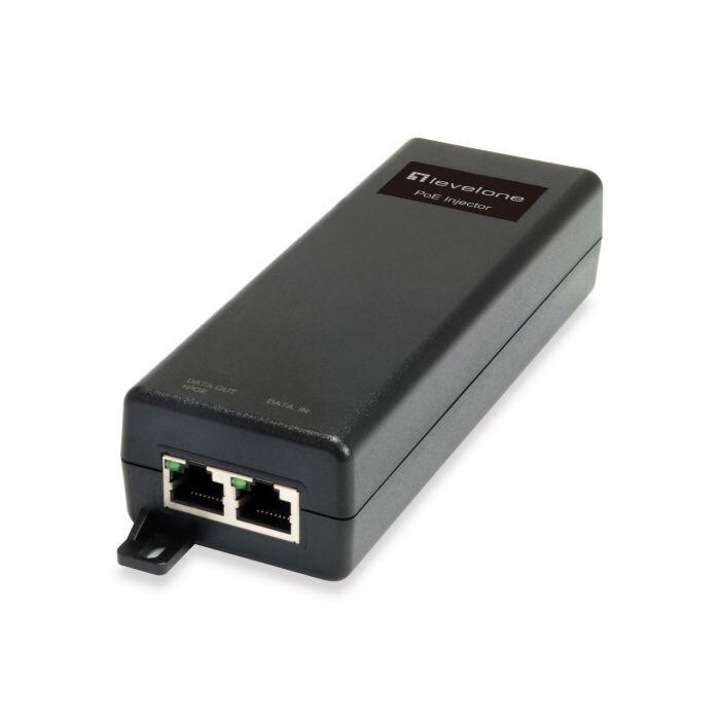 LevelOne POI-2002, PoE инжектор, PSE 15,4 W, 143 x 51 x 38 mm