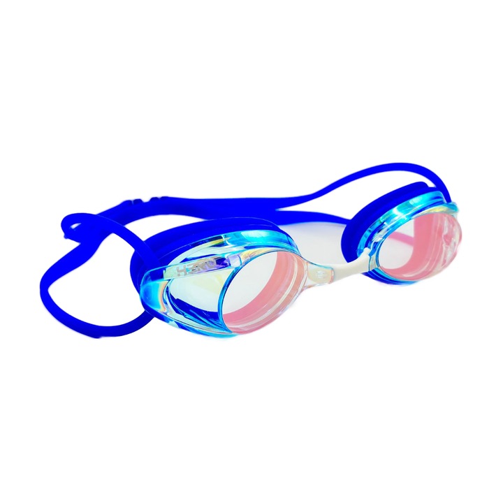 Състезателни очила за плуване за възрастни HERO Flash Mirror, Син