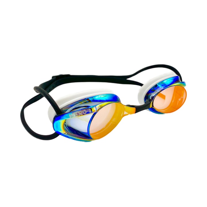 Състезателни очила за плуване за възрастни HERO Flash Mirror, Черен
