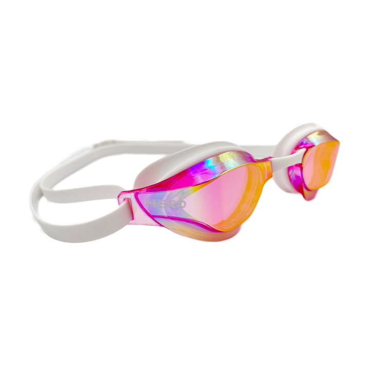 Състезателни очила за плуване HERO Viper, Бял, Розов