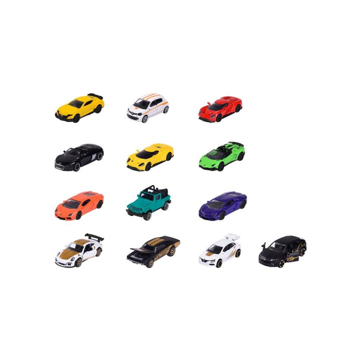 Majorette 2070376 Majorette 9 limitált kiadású játékautó ajándékcsomag, 13db