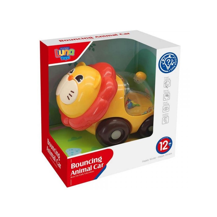 Luna 8641879 Guruló oroszlán autó