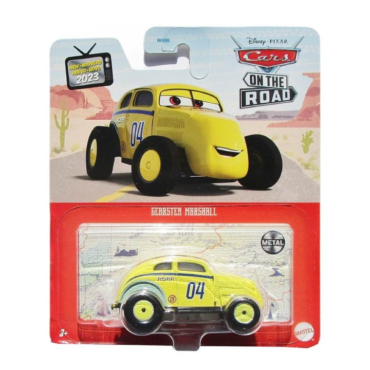 Masina Gearsten Marshall, Mattel, Plastic/Metal, 1:55, Galben