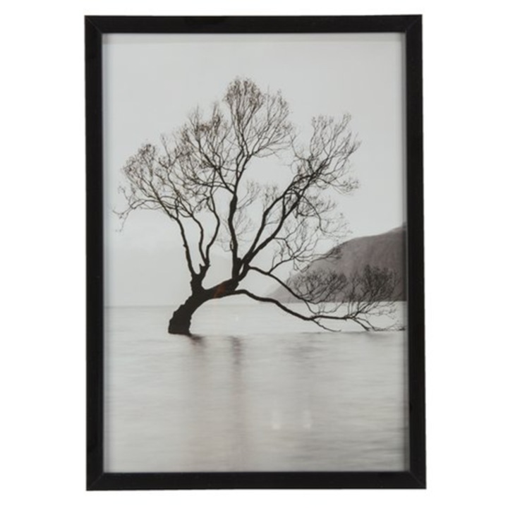 Rama foto clasica, neagra, 21x30 cm