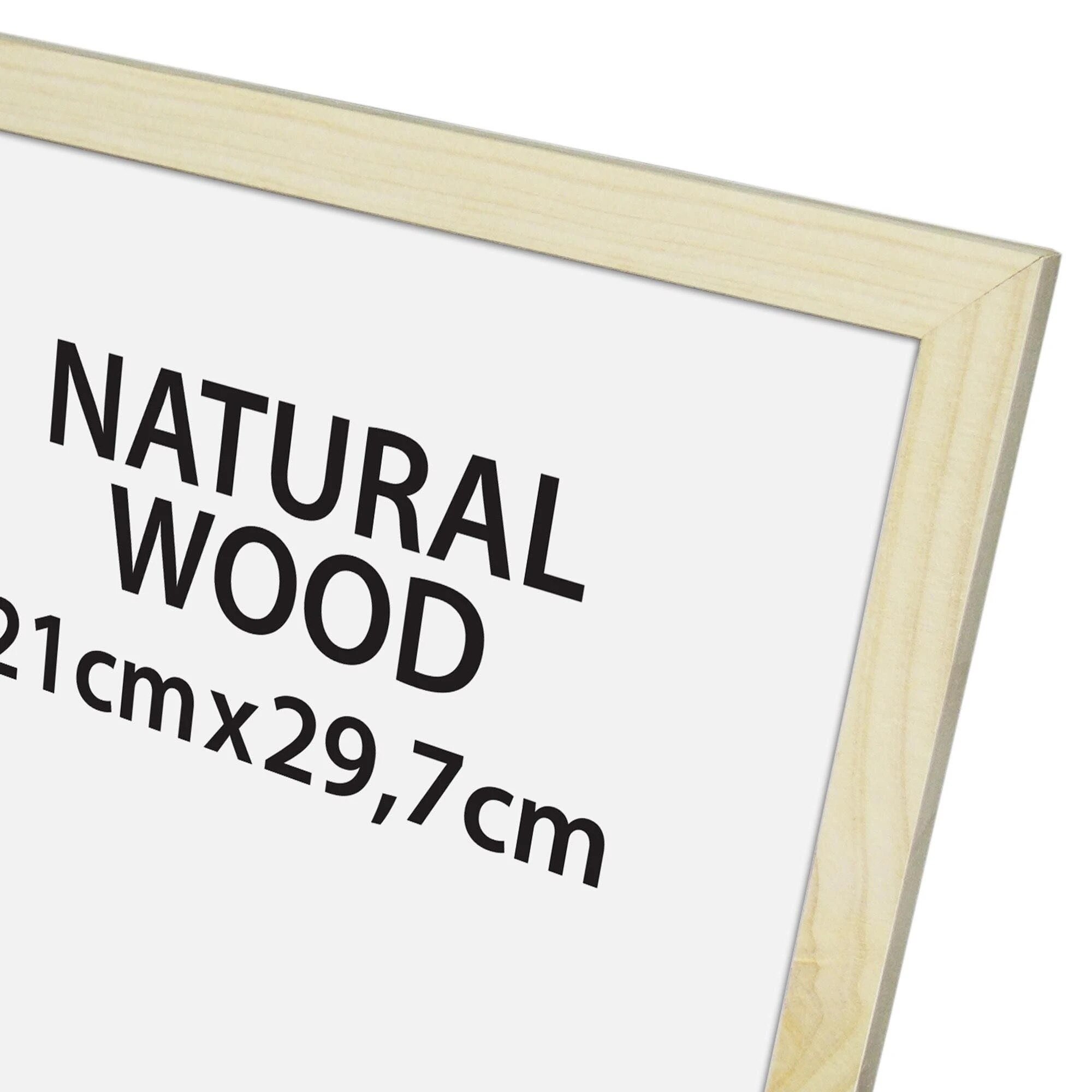 Рамка за снимка Natural Wood, естествена, 21x30 см - eMAG.bg