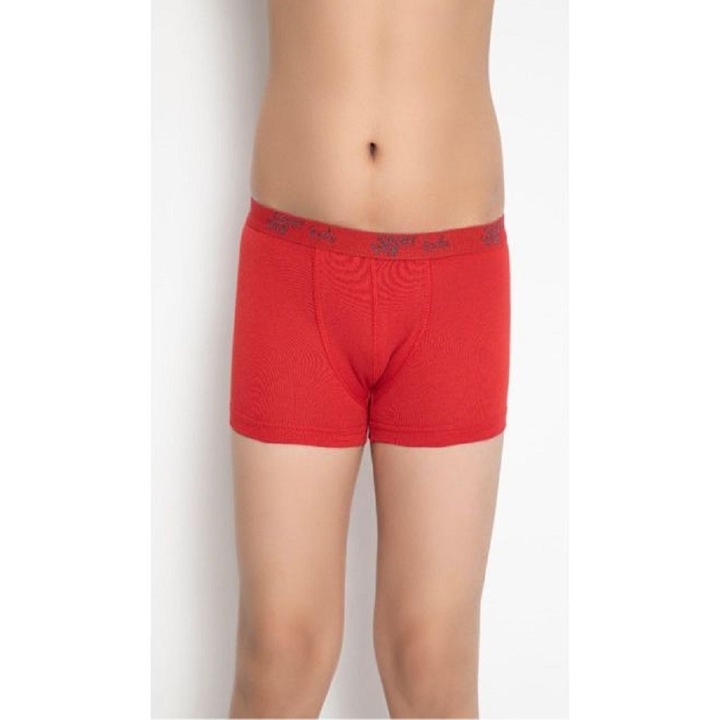 Boxeri bumbac W Sport Kids, Rosu