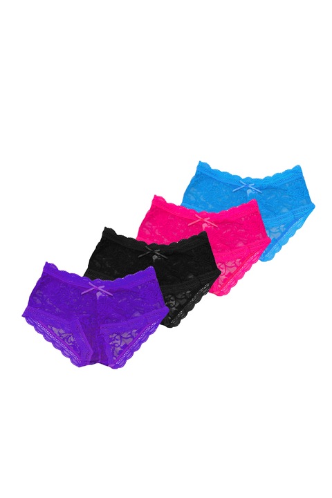 Set 4xbikini dama, JUP, Dantela, Multicolor, S