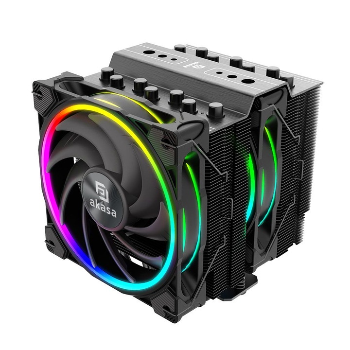 Ventilator PC Akasa Soho H7, 12cm, 500-2000rpm, RGB