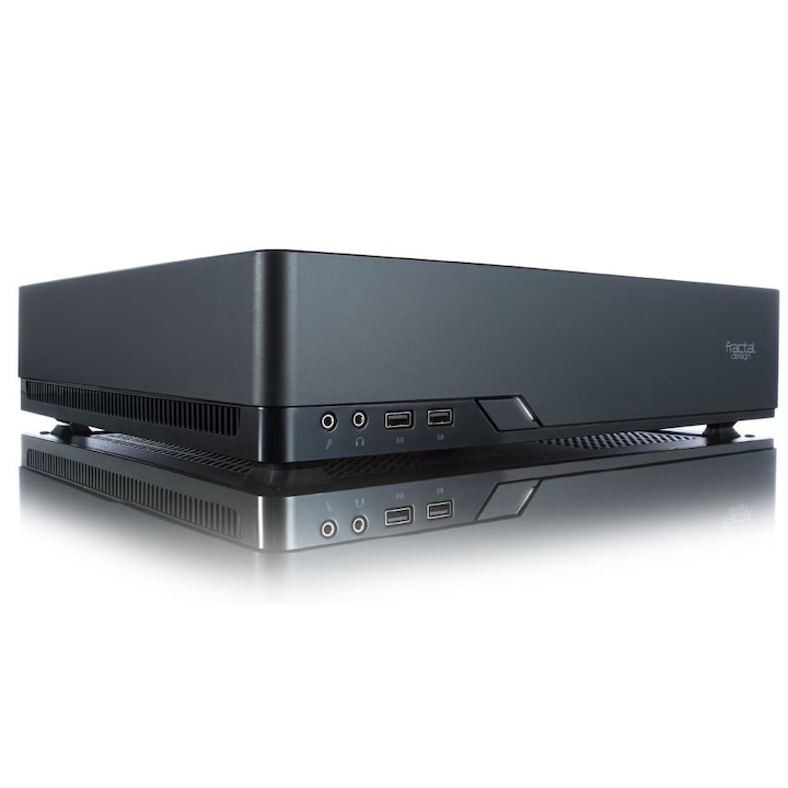 Компютърна кутия Fractal Design NODE 202, Черен, Mini Tower, 450 W