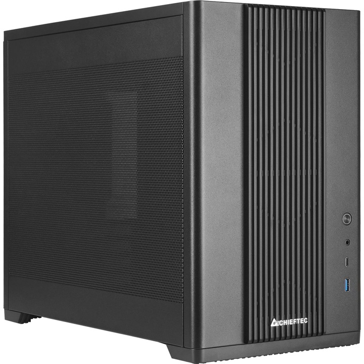 Компютърна кутия Chieftec, UNI Mesh Chassis, Micro Tower, 415 x 204 x 325 мм, Черен