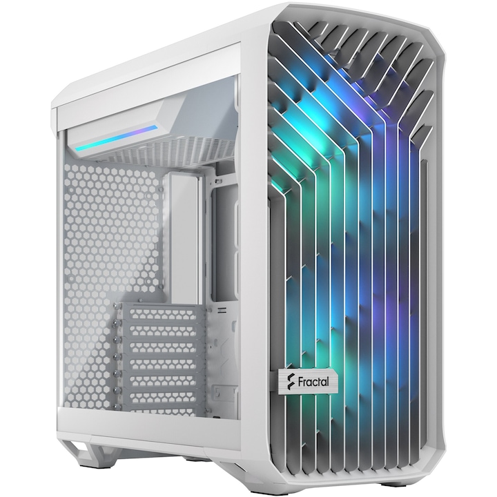 Компютърна кутия Fractal Design Torrent Compact TG RGB, Бял, Middle Tower