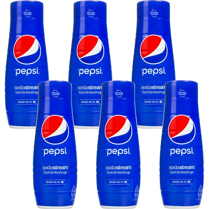 SodaStream szörpkészlet Pepsi 440 ml, 6 db