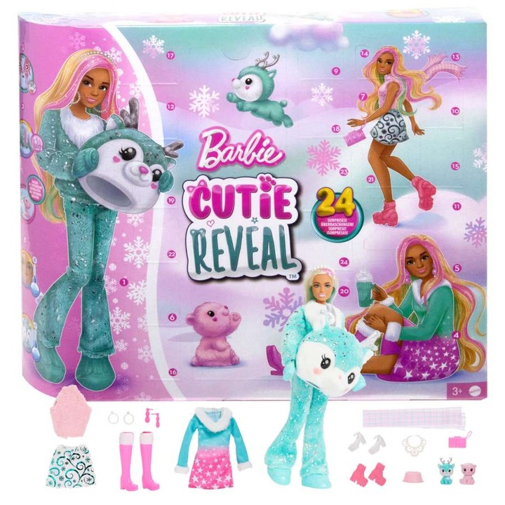 Адвент календар Mattel Barbie Cutie Reveal