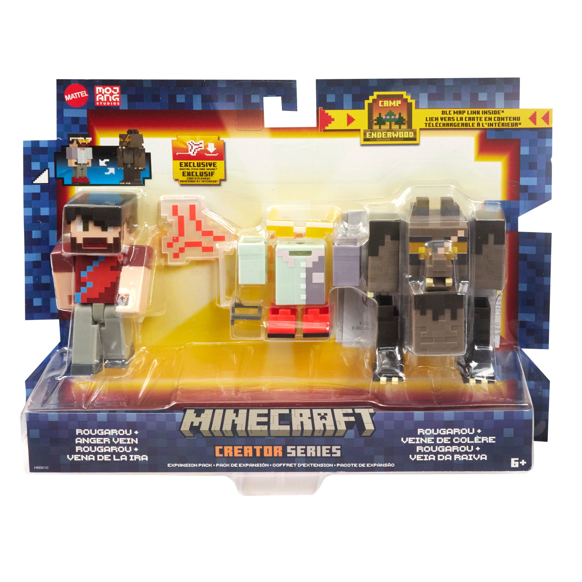 Mattel - Minecraft: Pack Espansione Rougarou e Vena d'Ira - eZy toyZ